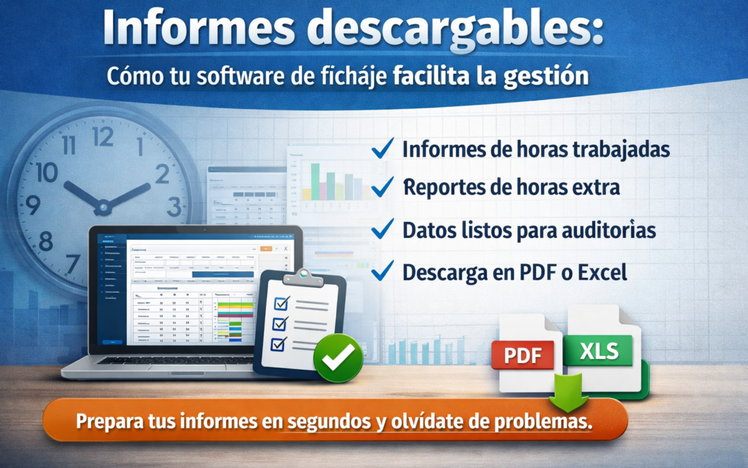 Informes de Control Horario descargables: tu software de fichaje que facilita la gestión