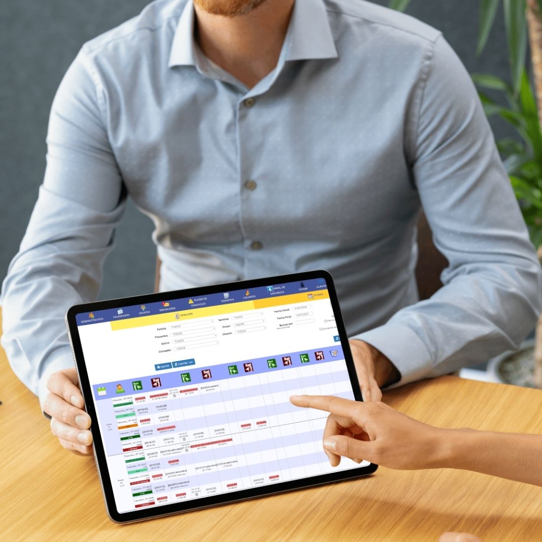 Control horario grupo empresarial