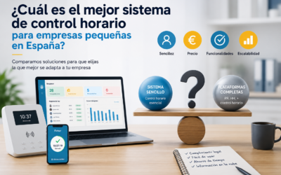 ¿Cuál es el mejor sistema de control horario para empresas pequeñas en España?